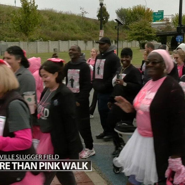 Hundreds walk in Louisville's 'More Than Pink' event to support breast cancer research